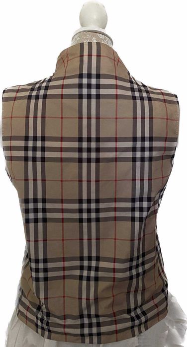 【137】 BURBERRY GOLF s Burberry Golf Nova Check Superba Vesta Fashion Marime M Original