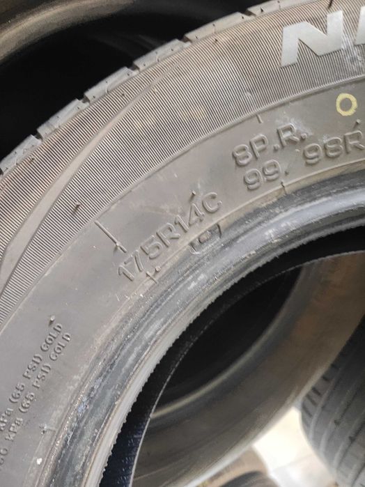 2бр.летни гуми 175 R 14C Nankang