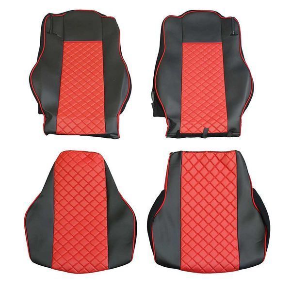 Кожена Тапицерия за МERCEDES ACTROS EVRO 6 201-2021/Червена