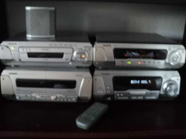 Combina Technics DV-280/EH-790 Tuner,casete,stati(Aux),Cd/Mp3+ telecom