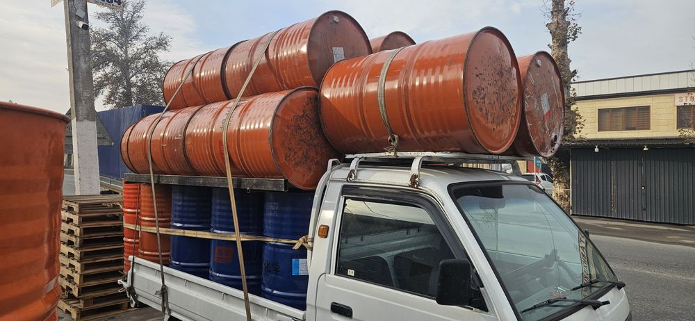 Margilonda temir bochkalar ulgurchi dona sotiladi.daftafka hizmati bor