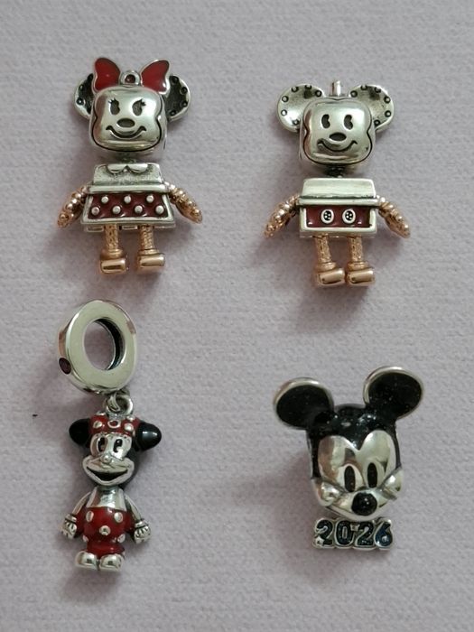 Pandantive argint Mickey și Minny Mouse Mouse