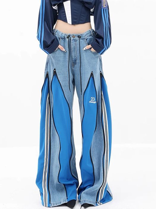 Innovare Denim- blugi cu fermoar, talie adjustabila