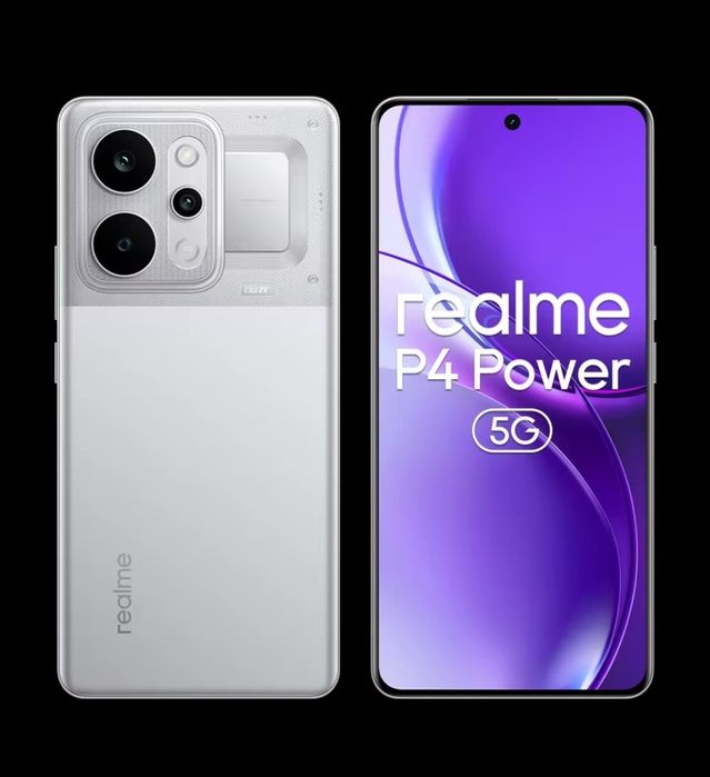 Realme P4 POWER 10001 милиамперчаса батерия 256GB.Rom Silver Запечатан глобален ром с бг меню