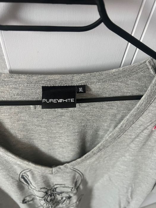 Purewhite стилна тениска