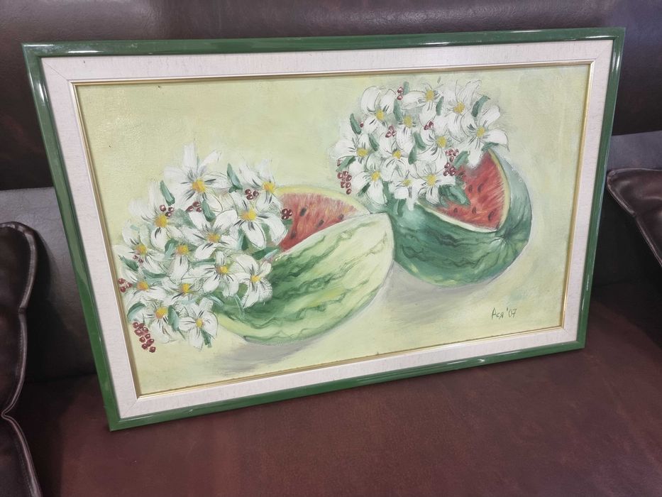 Картина - масло с размери 68х35