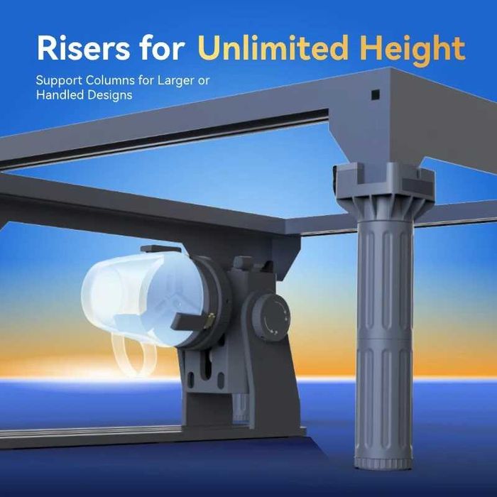 Upgraded RR1 Rotary Roller for Laser Engraver