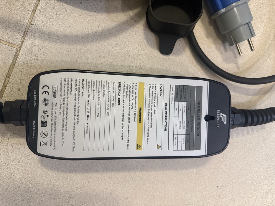 Statie de incarcare portabila ELECVLIFE model BS-PCD020