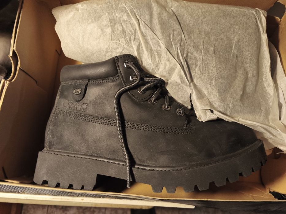 SKECHERS Sergeants Verdict Boots Black