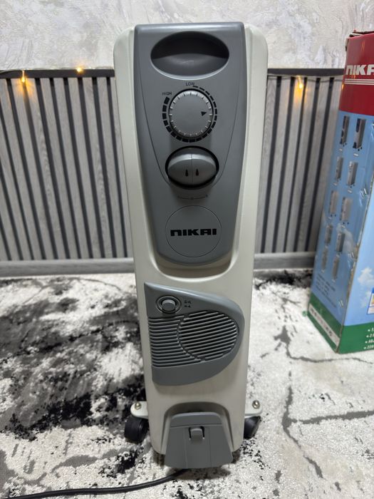 Масляный обогреватель Nikai 13 ребер — состояние как новый!