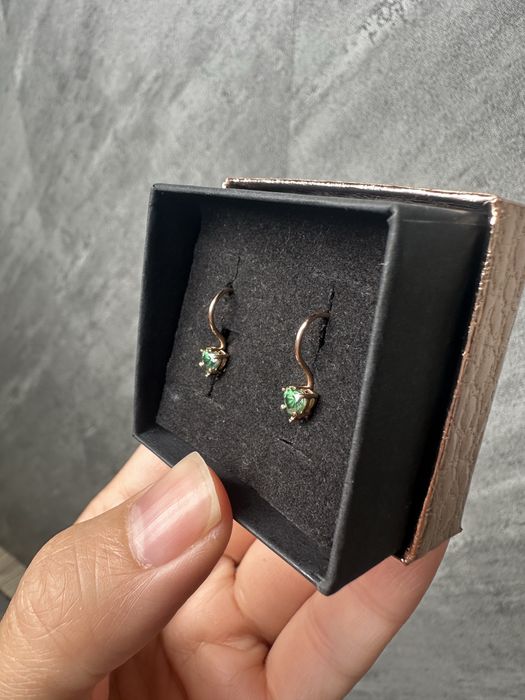 Продам золотые сережки