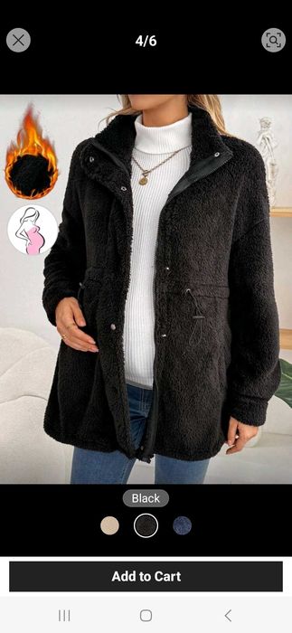 Преходно пухено яке за бременни