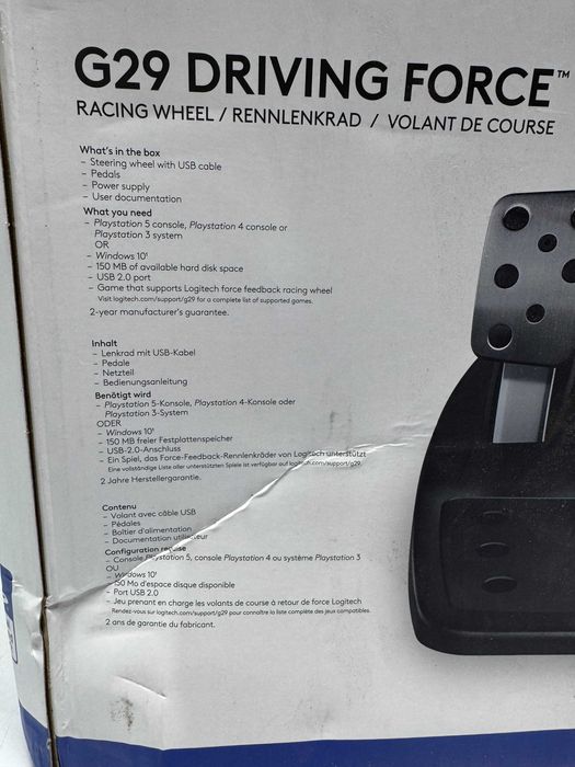 Волан - Logitech G29 Driving Force