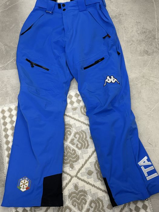Pantaloni ITALIA FISI Kappa ski noi - fara semne de purtare