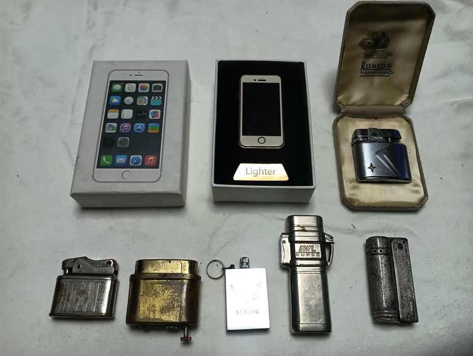 Лот старинни запалки