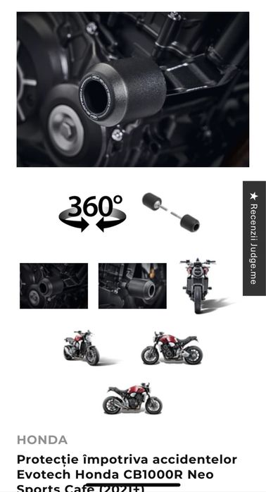 Honda Crash pad Evotech CB1000R