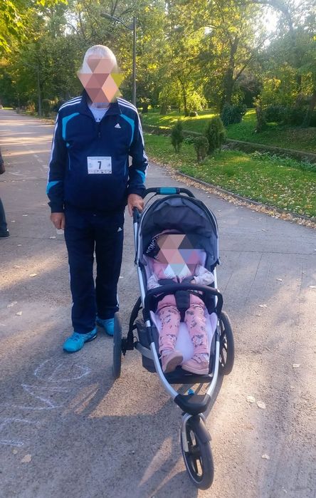 Детска количка Тюле с кош за новородено