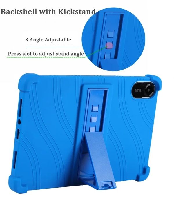 Xiaomi Redmi Pad 2 11" 2025 / Удароустойчив силиконов кейс със стойка