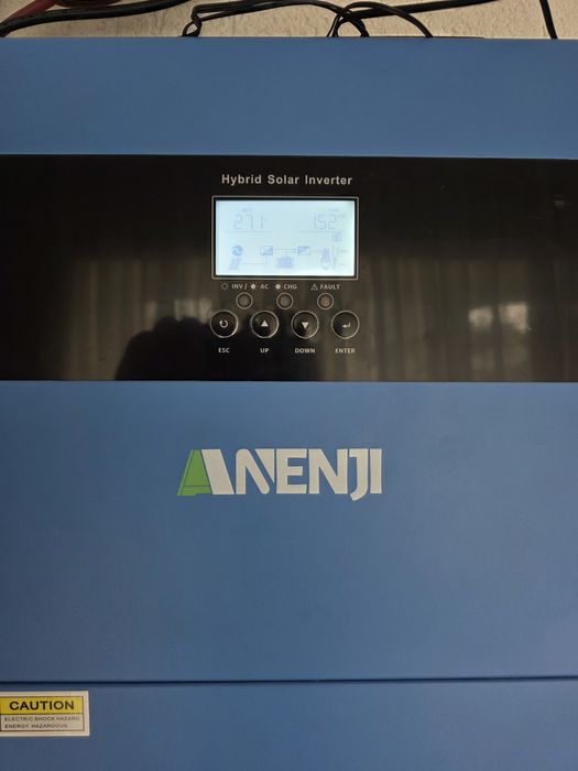 Kit acumulator/baterie lifepo4 7kw, invertor Anenji 4.2kw ,
