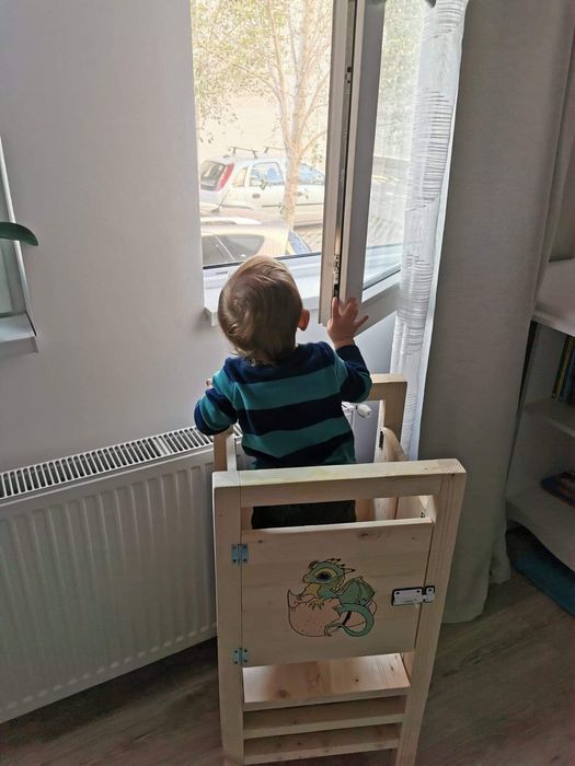 Turn de activitati pliabil/Learning tower pliabil