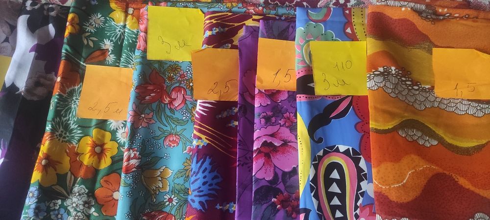 Ткань. Текстиль.Шелк советский