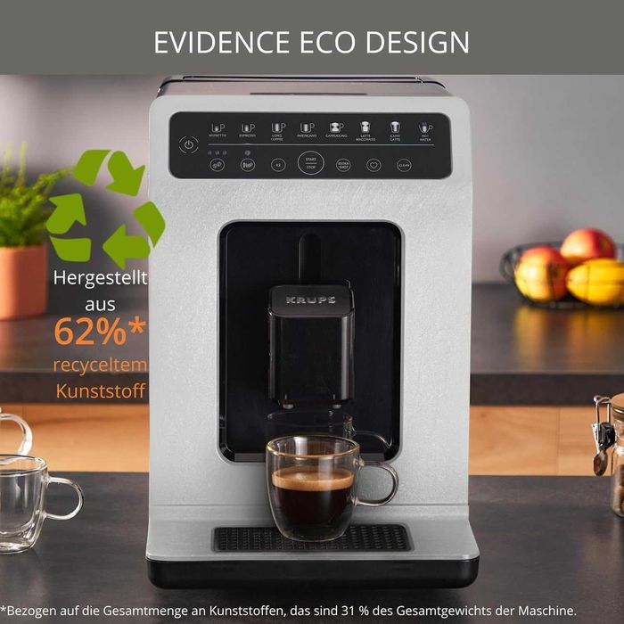 Кафеавтомат KRUPS Evidence ECOdesign EA897A10 1450W