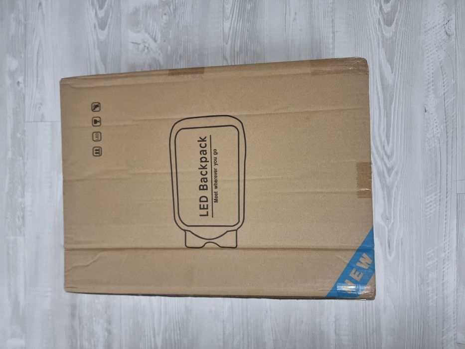 Rucsac cu led sigilat