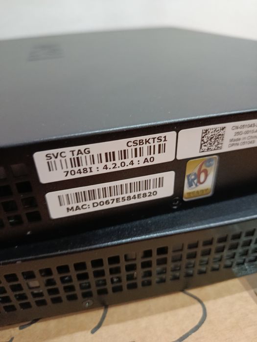 Switch Dell PowerConnect 7048 48-Port 1GBASE-T Network Switch