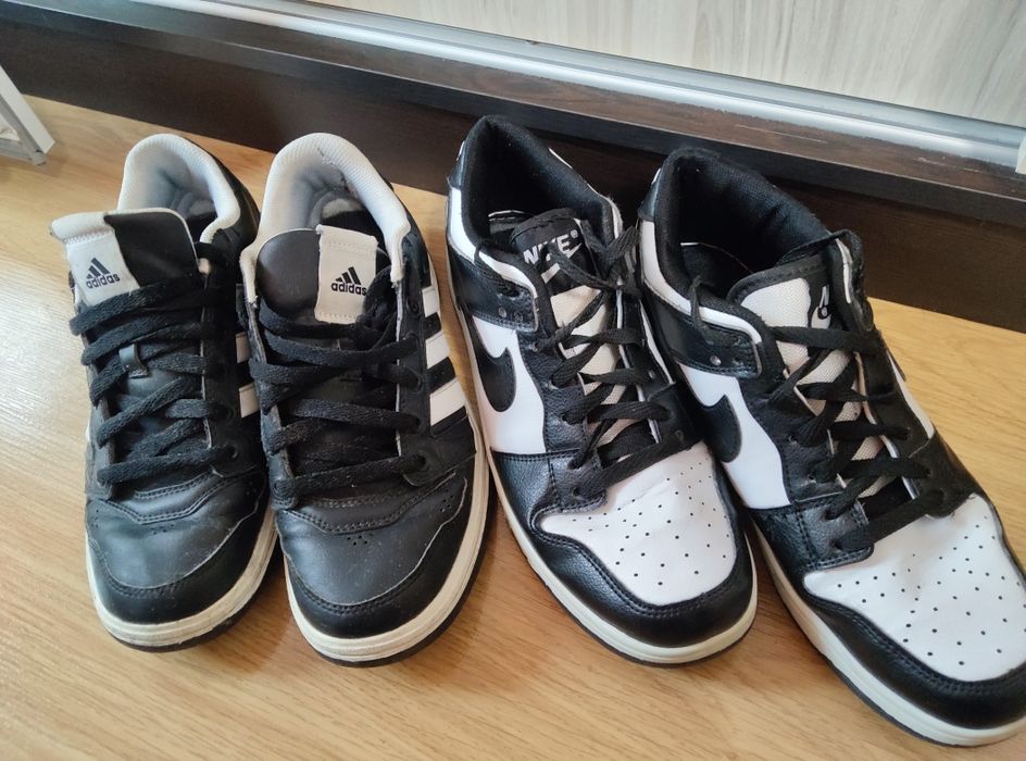 Nike Retro Dunk Low   и Adidas