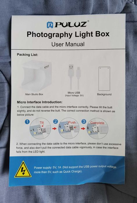 LED Мобилно фото студио Puluz