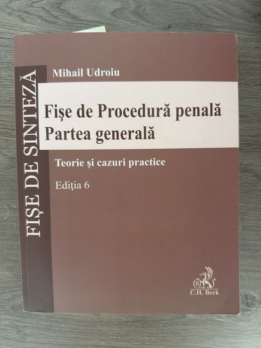 Fișe de Procedură penală - UDROIU