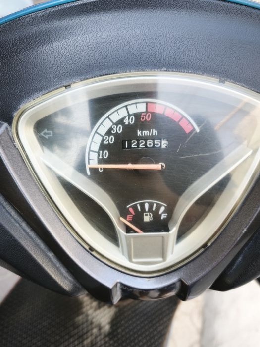 Мопед рабочий в комплекте с шлемом