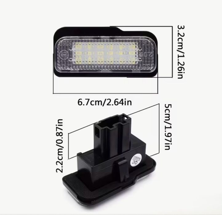 Нови Led плафони за заден номер Mercedes-benz W211 W203 R171 C219