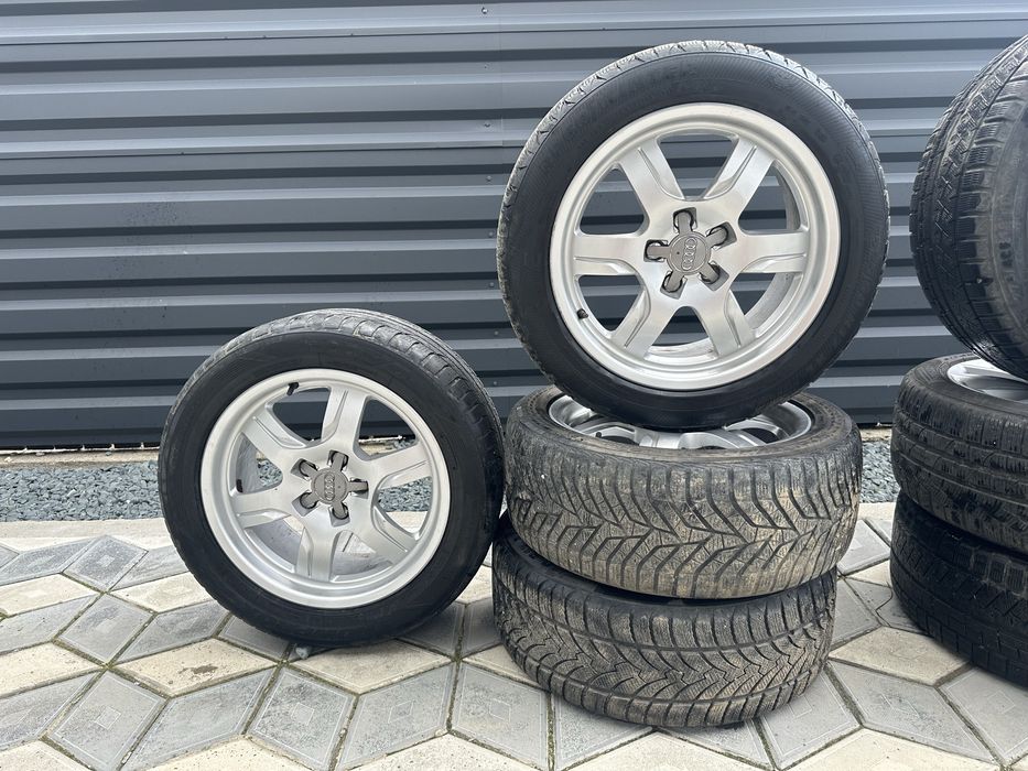 Jante Audi R17 , 7.5 j et 28 / 8t0601025bs 5x112 + cauciucuri 225/50/r17