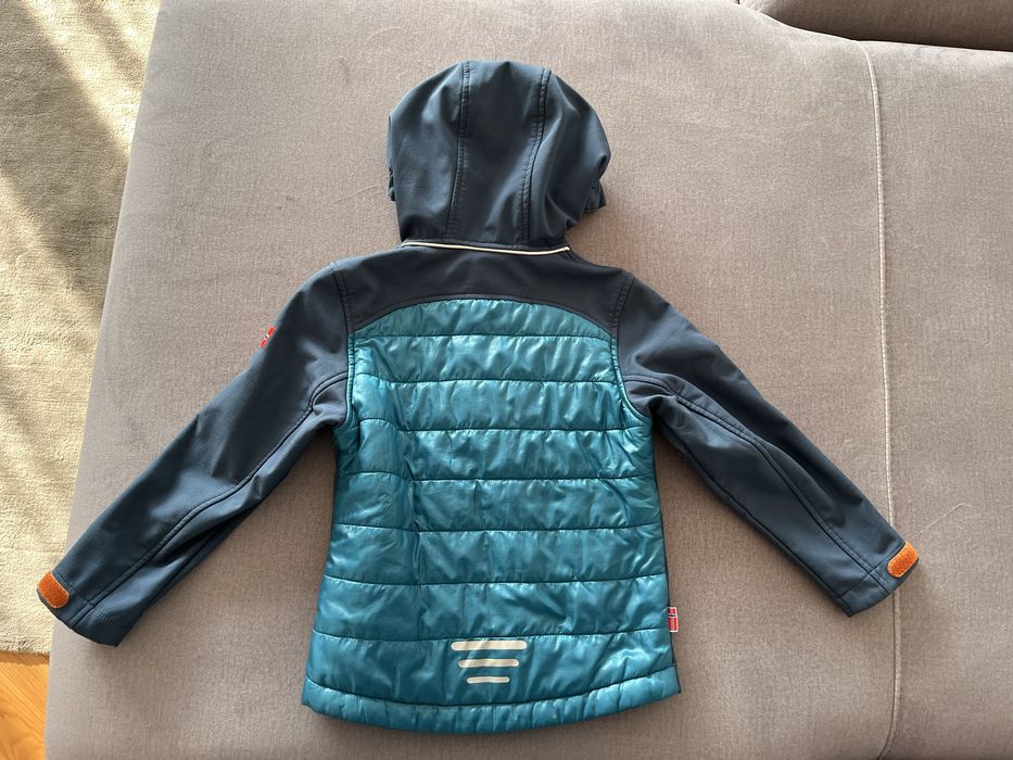 Пухено детско яке Trollkids 110см