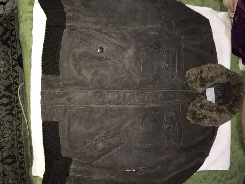 Geaca piele model aviator