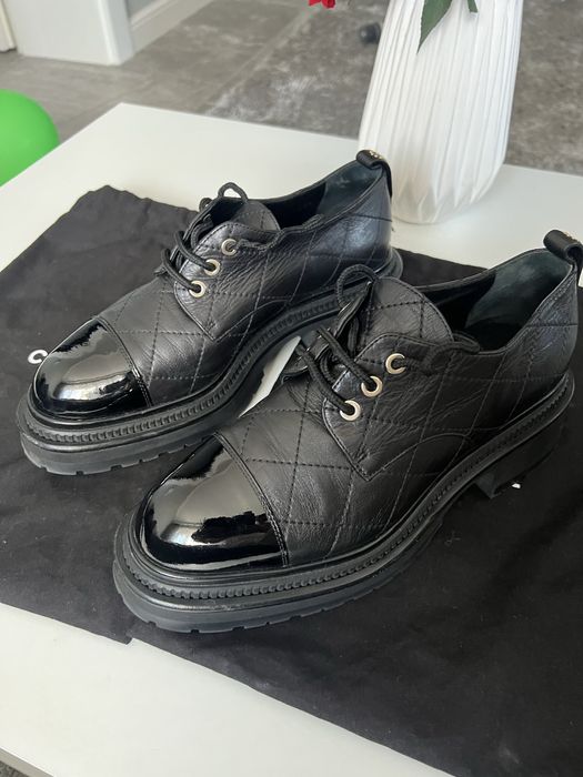 Mocasini chanel piele