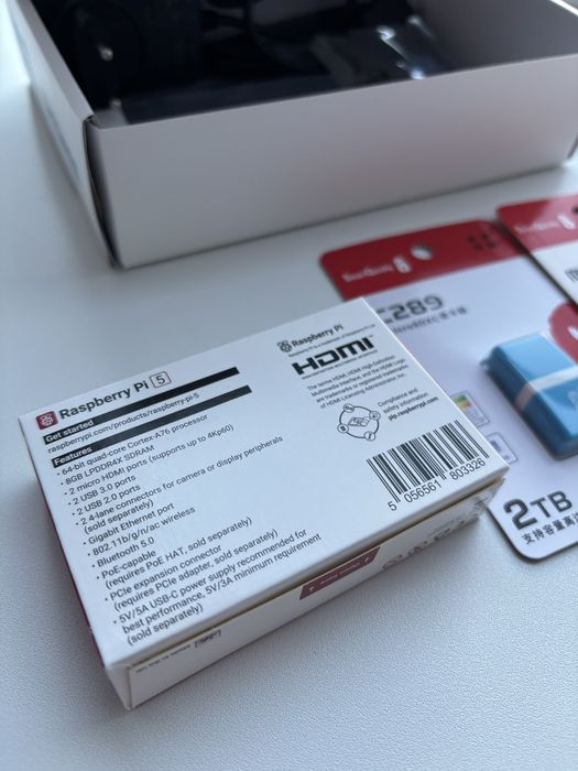Новый Микрокомпьютер Raspberry Pi 5 Model B Starter Kit 8GB