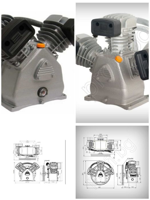 Глава за компресор - 25/50/100/200/300/500 литра