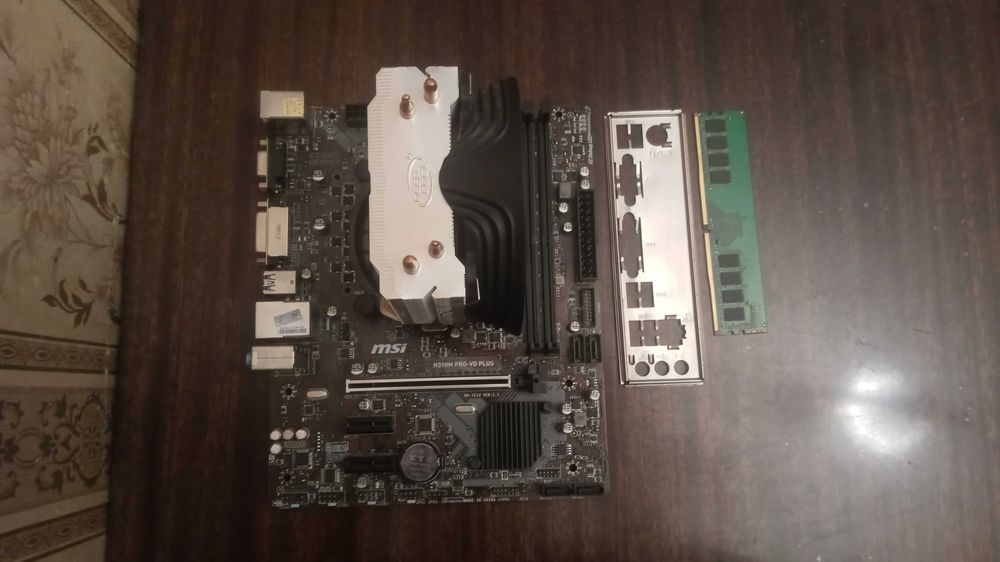 Сборка MSI H310M PRO-VD PLUS + i3-8100 + 8gb оперативы