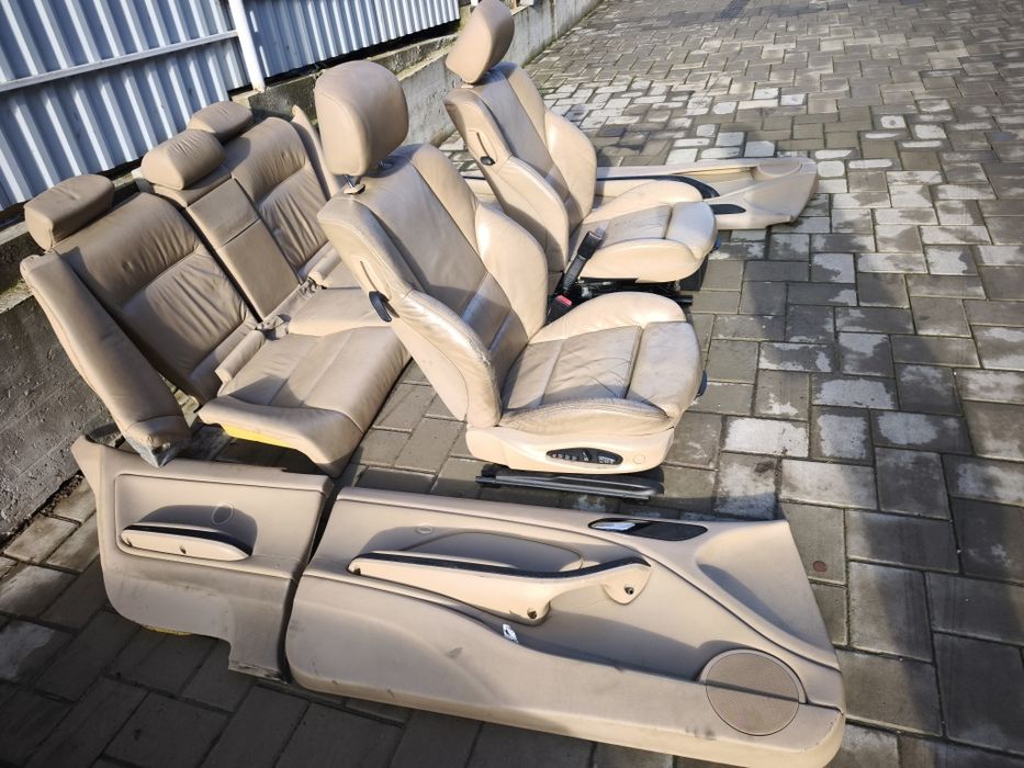 Interior piele crem recaro  electric cu încalzire BMW seria 3 E46 COUP