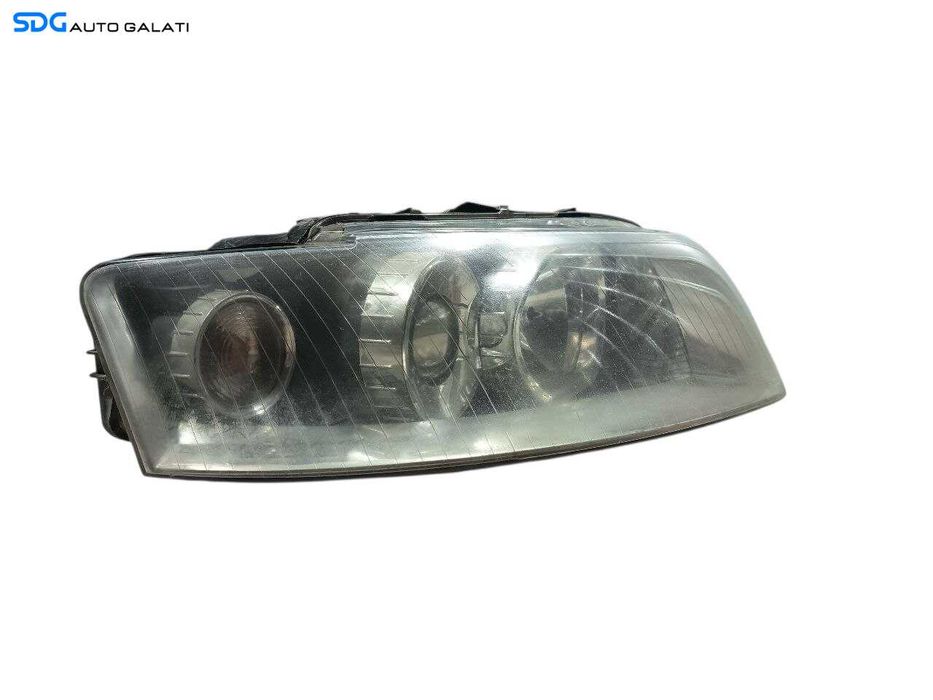 Far Dreapta cu Lupa FARA Xenon EUROPA Audi A4 B6 2001 - 2005 Cod 8E0941004F (Urechi Superioare Lipsa) [LS0065]