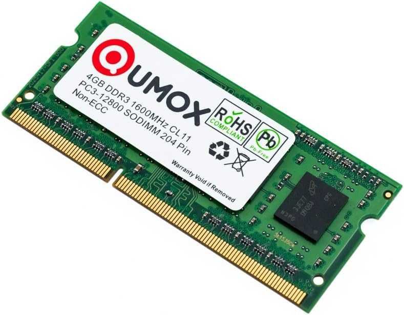 RAM памет Qumox 2x4GB DDR3 1600Mhz SODIMM