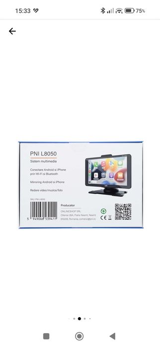 Sistem multimedia auto PNI L8050