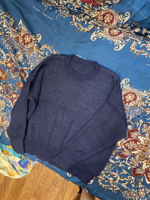 Темно синяя кофта женская