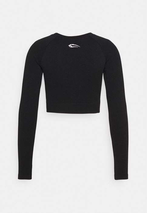 Smilodox Long Sleeved SEAMLESS CROPPED Top дамски топ - М