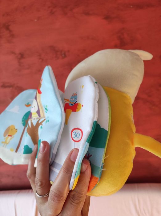 Отлично зайчето играчка-книжка на ФЮТ само за 10 лв.