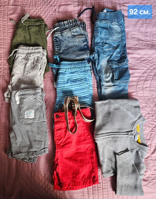 Продавам 4 лота дрешки за момче, размер 92, 92-98