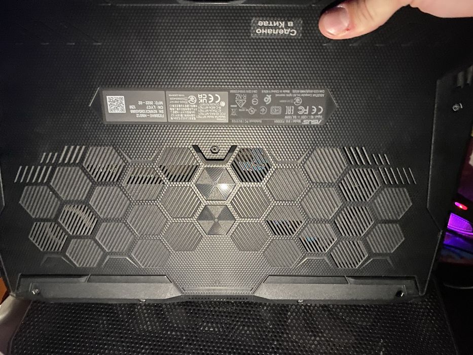 Asus Tuf,rtx 3050ti,без ssd