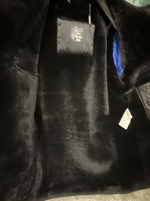 Кожанная дубленка